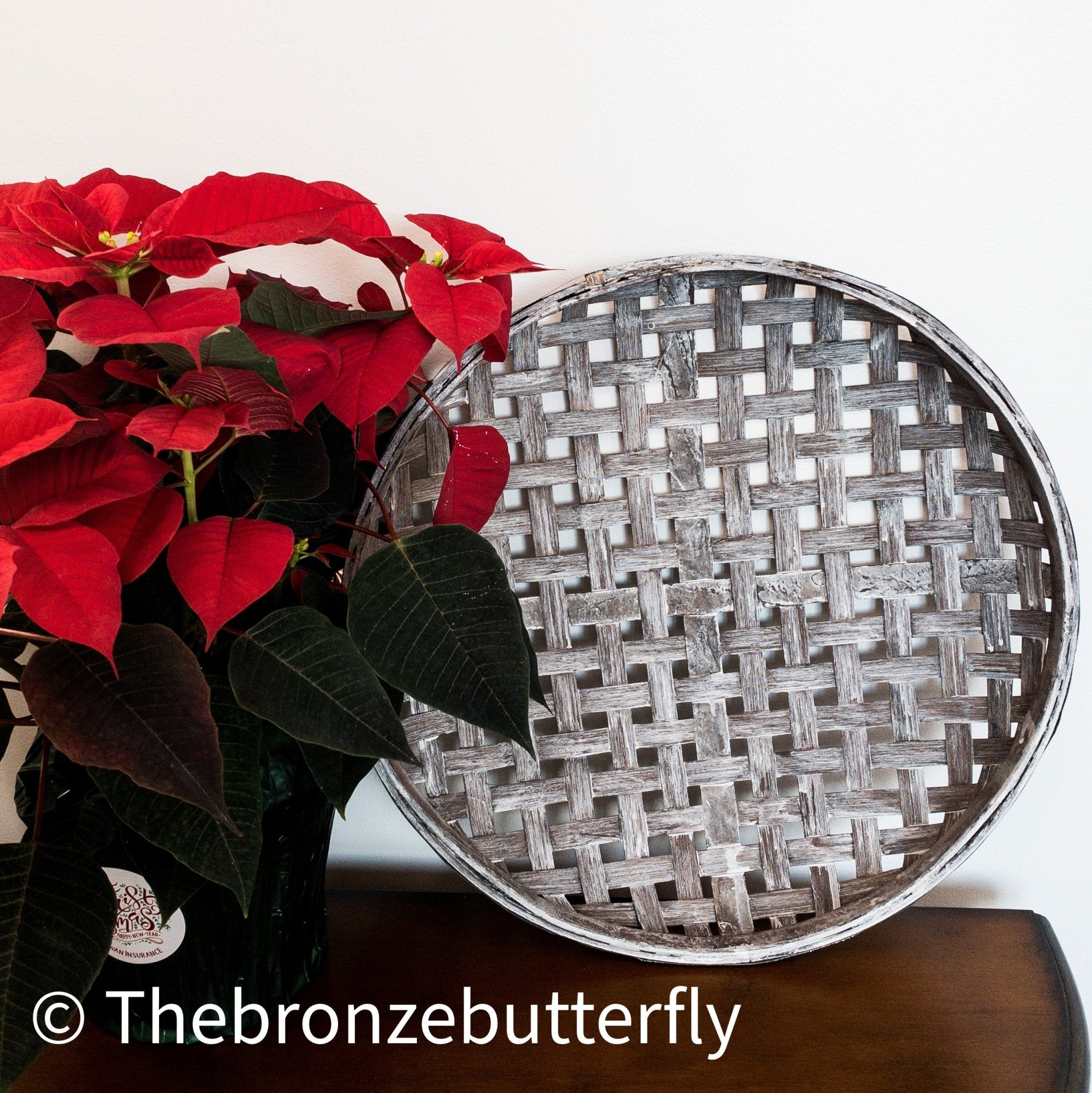 Round Lattice Tobacco Baskets - The Bronze Butterfly