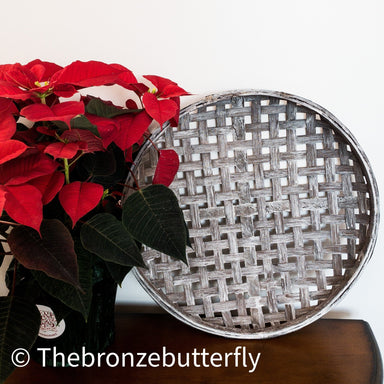 Round Lattice Tobacco Baskets - The Bronze Butterfly