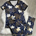 Shirley & Stone Navy Maple Leaf Pajama Set - The Bronze Butterfly