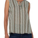 Shirred Back Sleeveless Top - The Bronze Butterfly