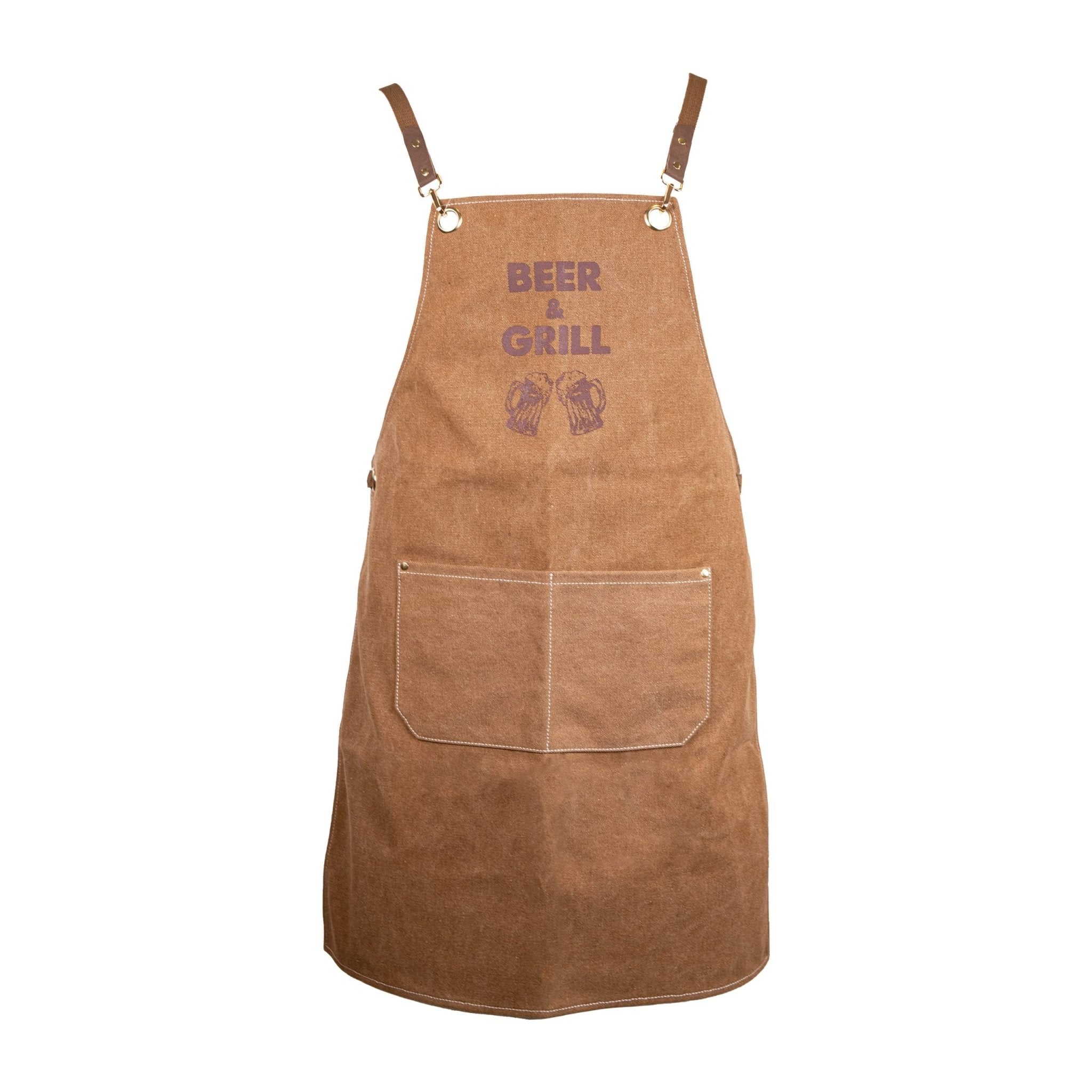Simply Southern Canvas & Leather Grilling Apron - The Bronze Butterfly