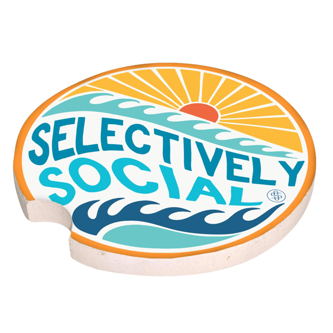 Simply Southern Car Coasters - The Bronze Butterfly