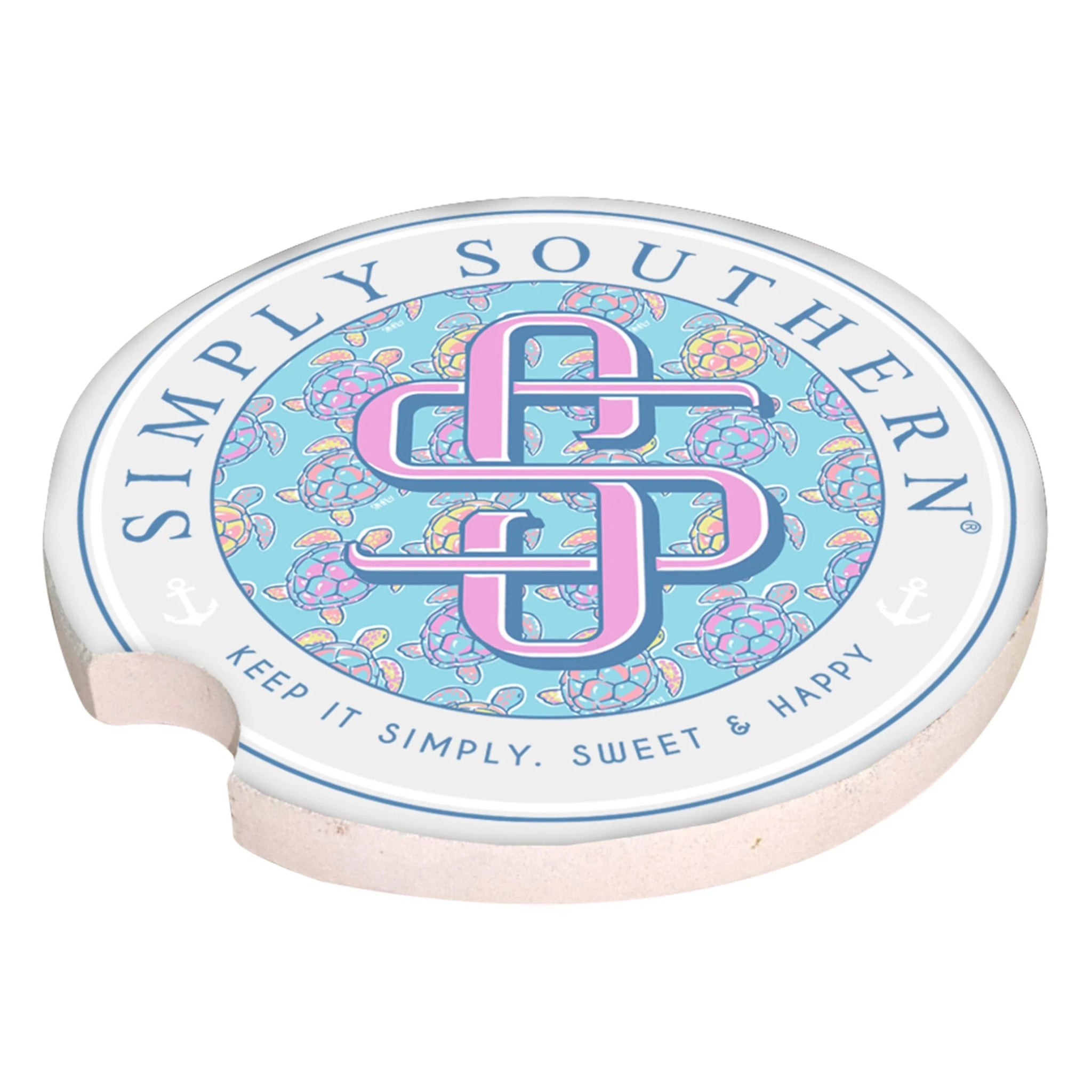Simply Southern Car Coasters - The Bronze Butterfly