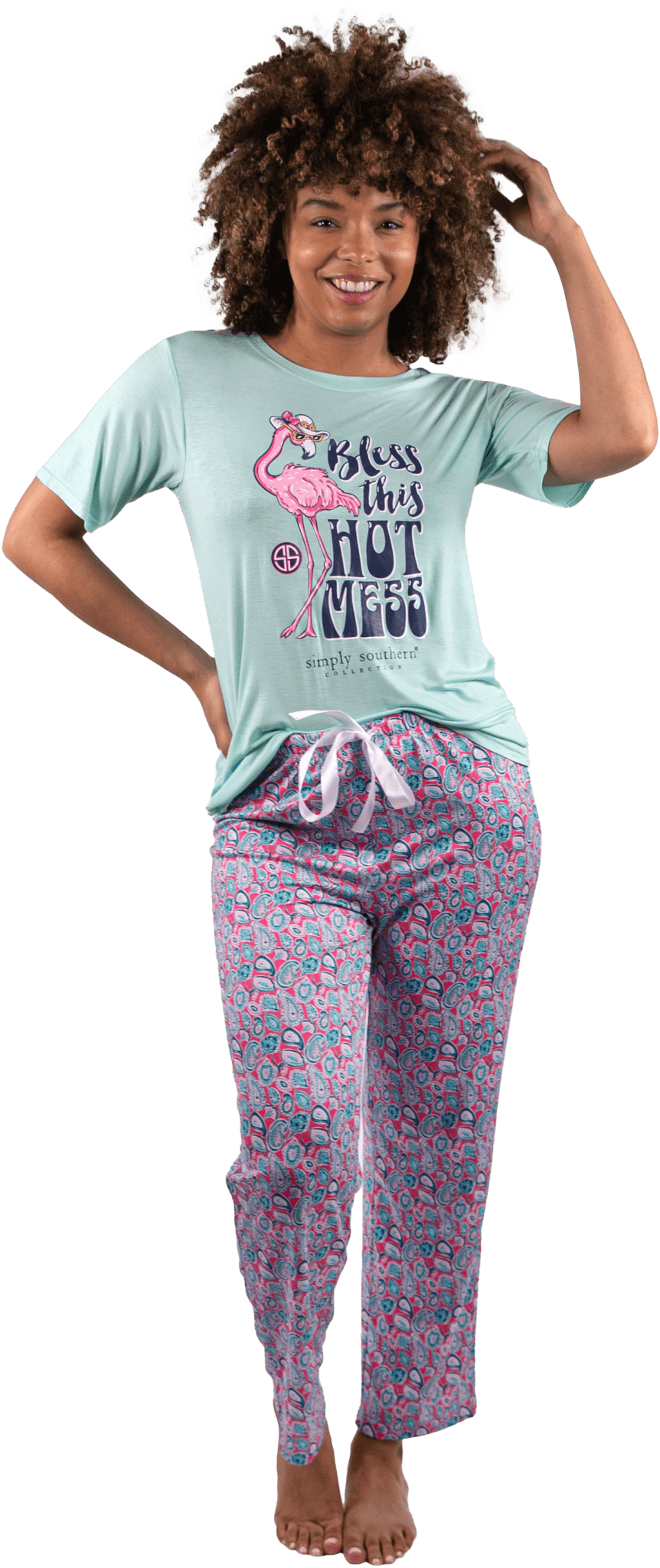Simply Southern PJ Pants & T-Shirt Set - The Bronze Butterfly
