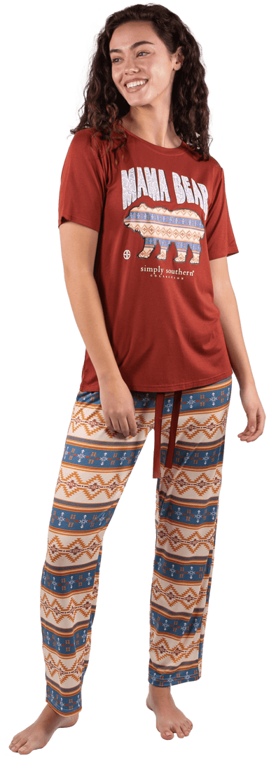 Simply Southern PJ Pants & T-Shirt Set - The Bronze Butterfly