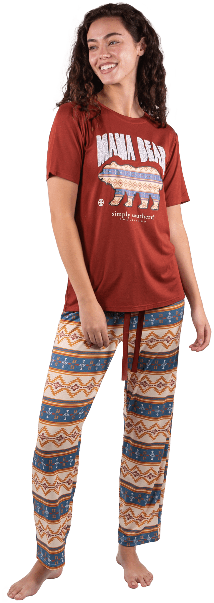 Simply Southern PJ Pants & T-Shirt Set - The Bronze Butterfly