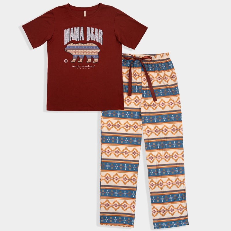 Simply Southern PJ Pants & T-Shirt Set - The Bronze Butterfly
