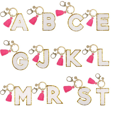 Simply Southern Varsity Patch Keychain - The Bronze Butterfly