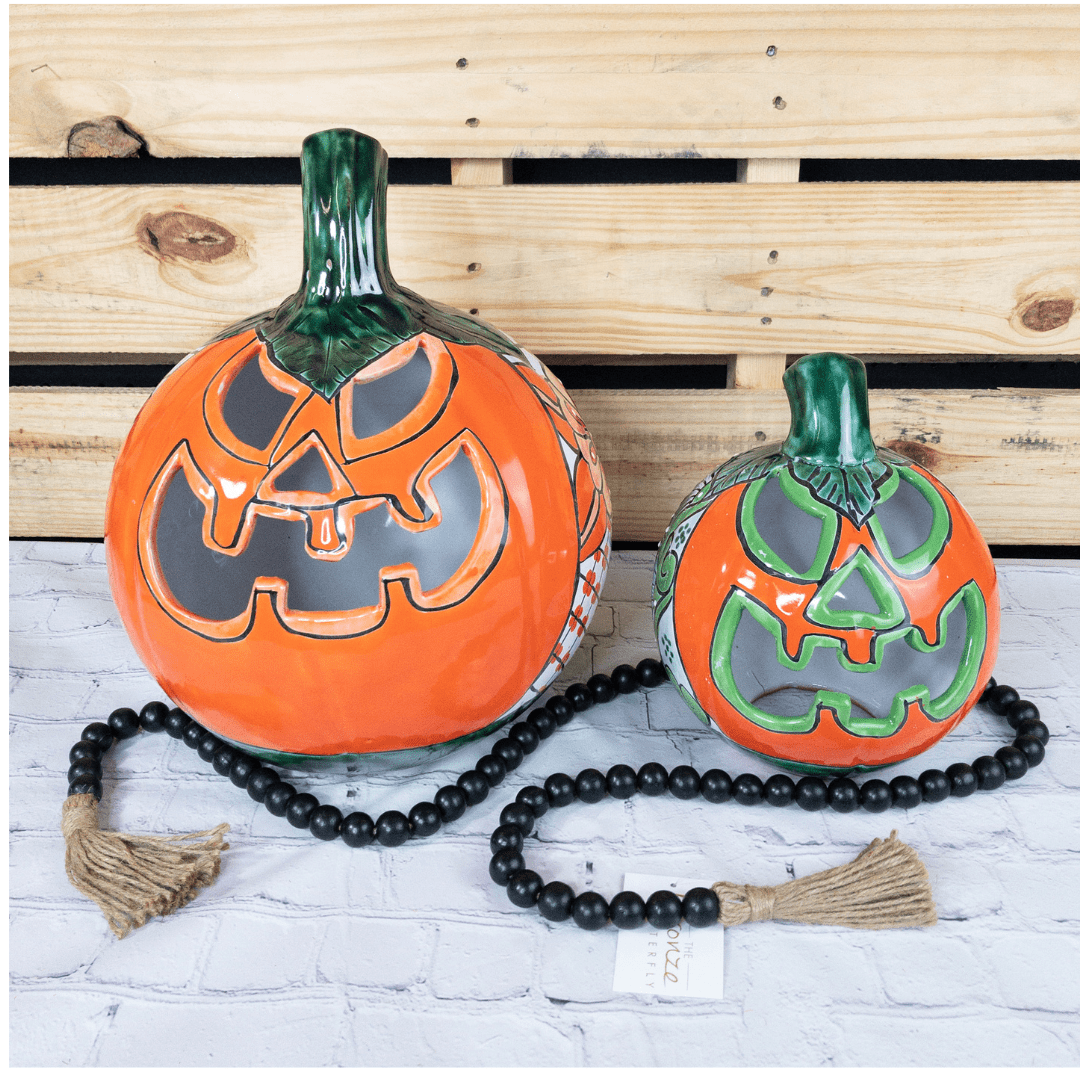 Talavera Pumpkin Medium - The Bronze Butterfly