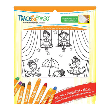 Trace Erase Ballerina - Drawing, Tracing set - The Bronze Butterfly