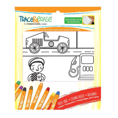 Trace Erase Race Day - Drawing, Tracing Set - The Bronze Butterfly