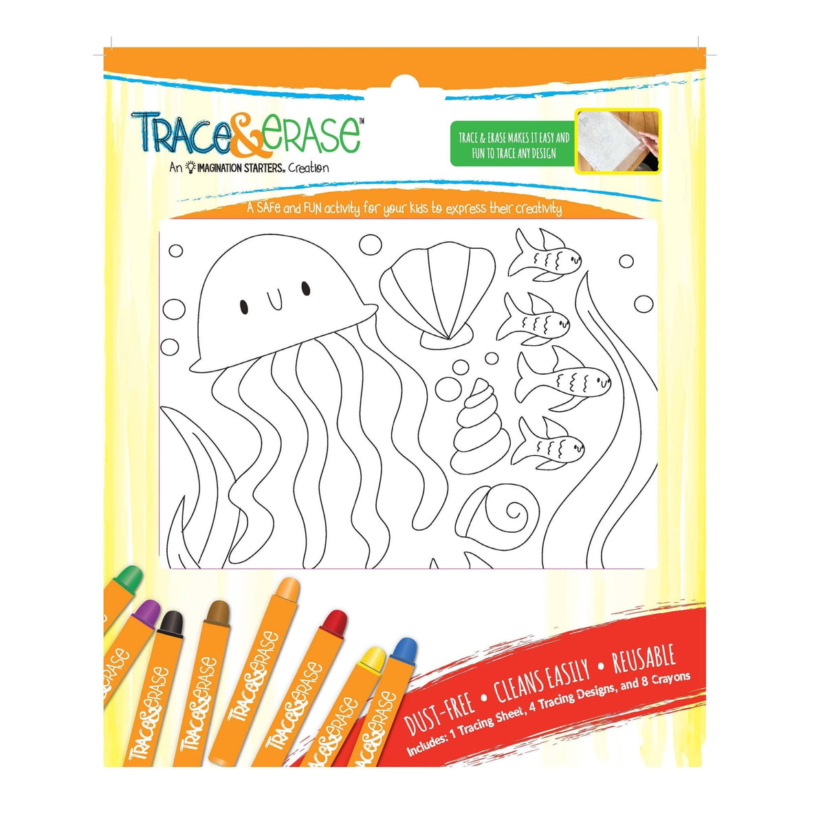 Trace Erase Sea Life- Drawing, Tracing Set NEW package - shipping Fall ...
