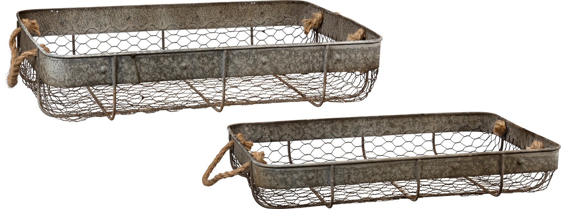 Wire Basket Set - Primitives by Kathy - The Bronze Butterfly