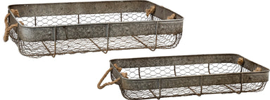 Wire Basket Set - Primitives by Kathy - The Bronze Butterfly